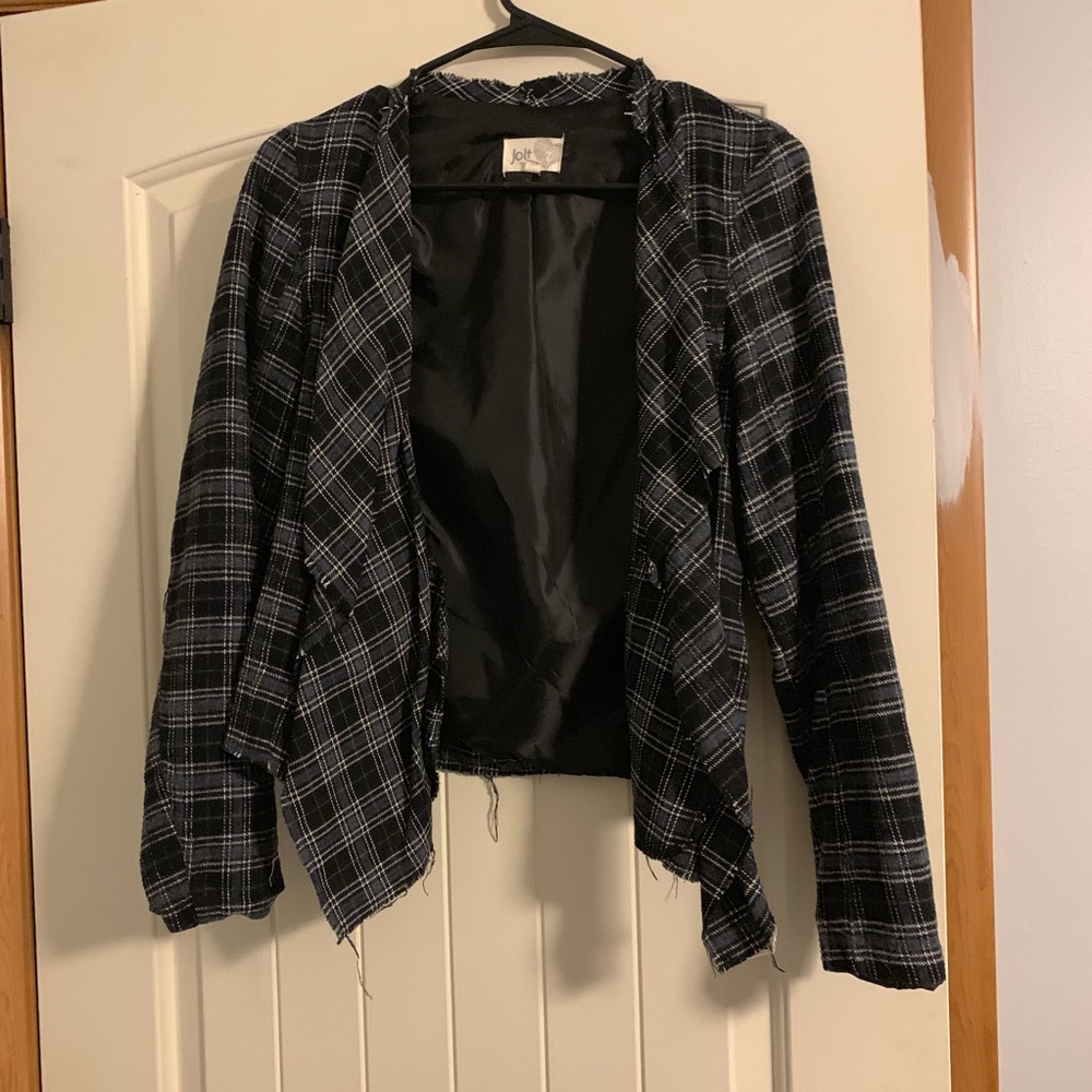 Asymmetrical work jacket